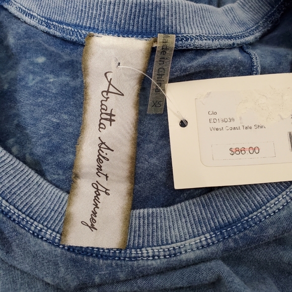 Aratta Silent Journey West Coast Tale Shirt NWT - Picture 10 of 13